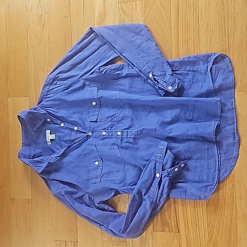 J. Crew Blue Top